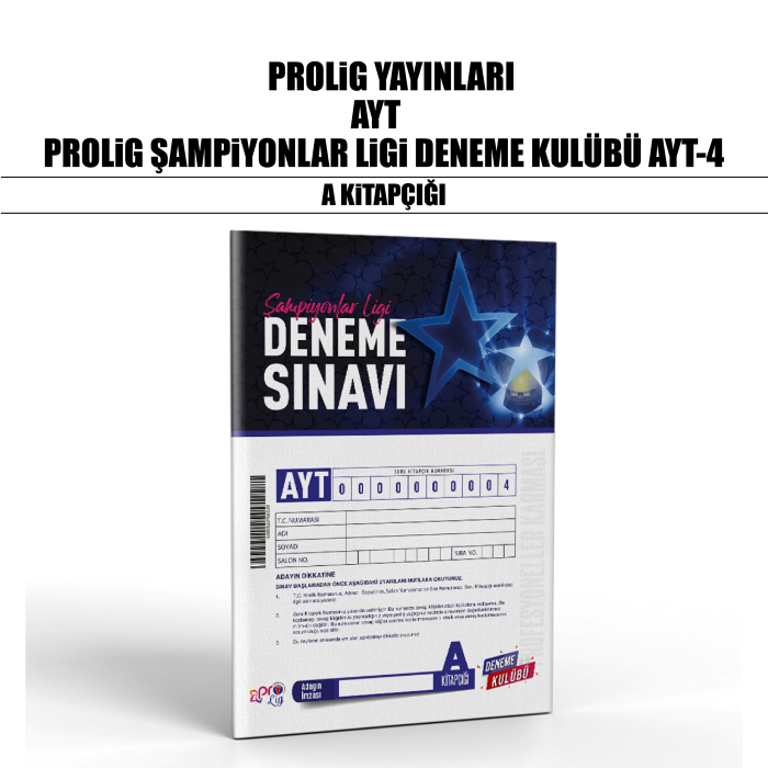 PROLİG ŞAMPİYONLR LİGİ YKS AYT DNM KLB 4-A - 25-26